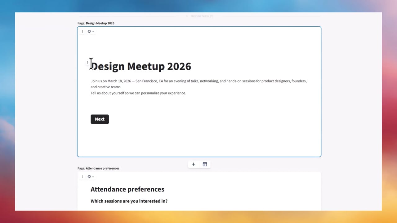 Mokaform form editor video preview